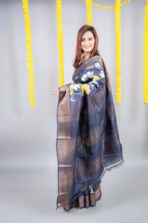 Pure Tussar silk Saree