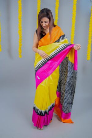 Fully handwoven pure Murshidabad silk Saree